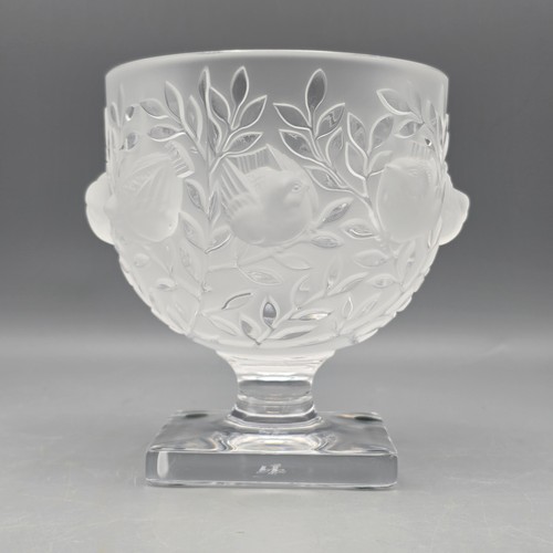 Vaso piedistallo vetro