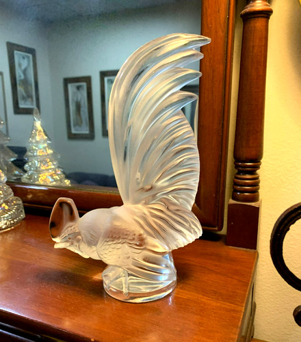 Lalique france cristallo coq - lalique, "coq