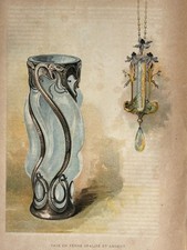 Lalique Vase Verre Opalise