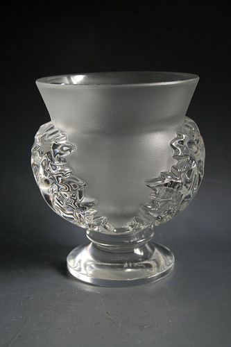 Vaso vetro lalique saint - in,