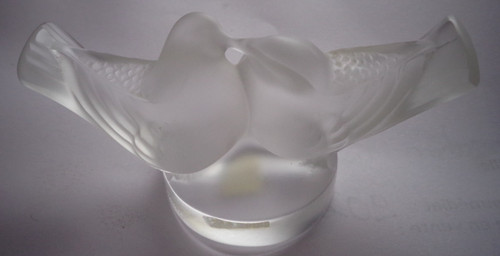 Lalique petite figurine paire