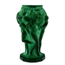 Vaso statuina donna vetro