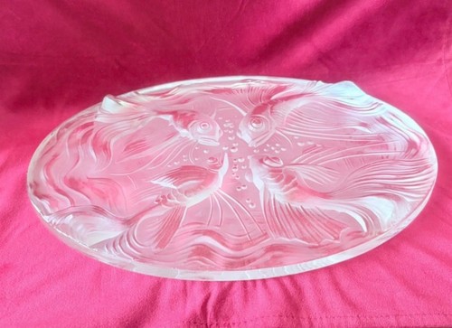 Plat art déco - art, verre