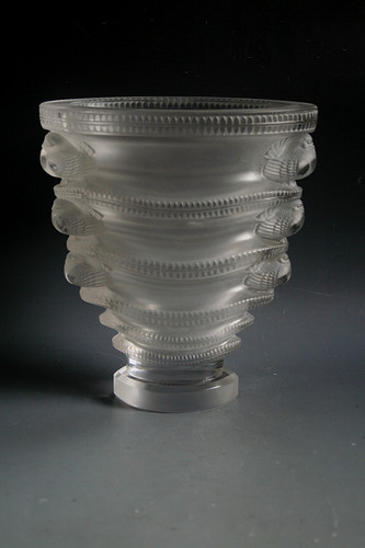 Vaso vetro lalique saint - vaso,