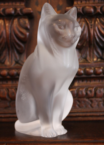 Lalique gatto chat - gatto,