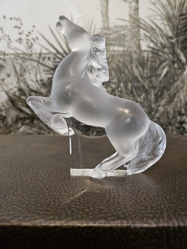 Lalique cavallo kazako - cavallo, cabra