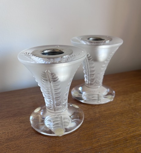 Coppia portacandele lalique - di,
