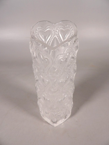 Vase cristal dépoli - vase,